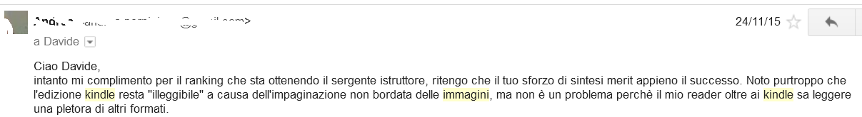 problemi conversione kindle